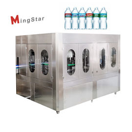 SUS304 High Efficient Pure Mineral Water Filling Machine With Plastic Screw Cap